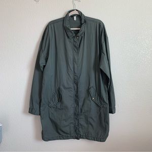 Army green Supplies by Union Bay trench jacket womens size XL